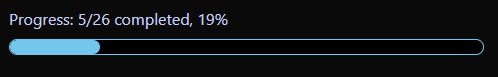 Progress bar